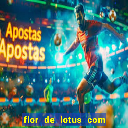 flor de lotus com lua tatuagem